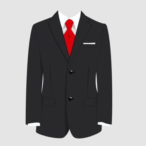 Black man suit with red tie cover image.