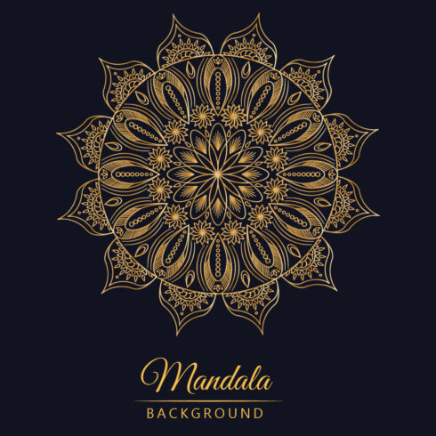 Mandala Design Template SVG, Ai, EPS, PDF, DXF, JPG, PNG File cover image.