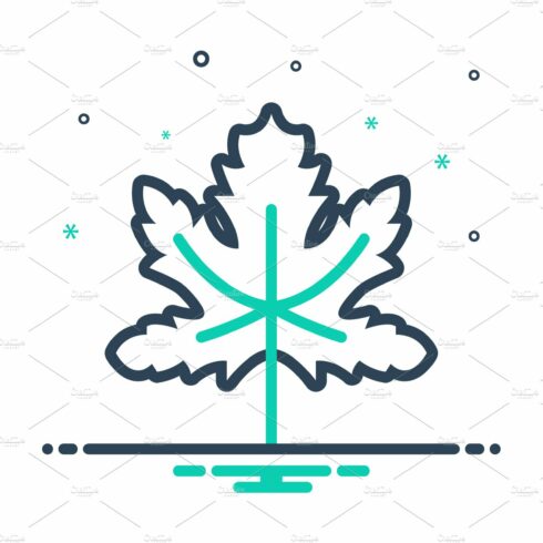 Maple leaf mix icon cover image.