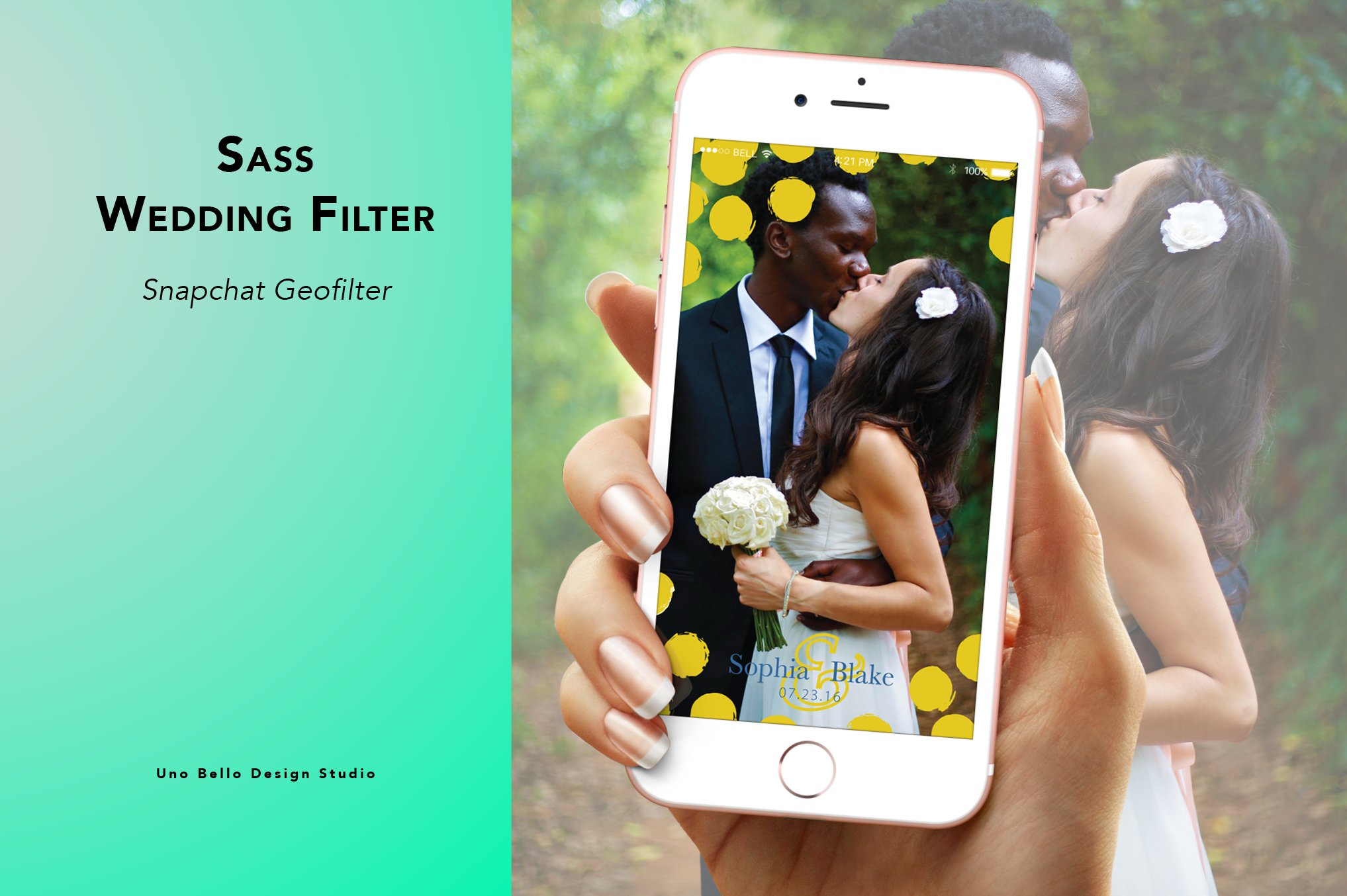 Sass Wedding Geofilter cover image.