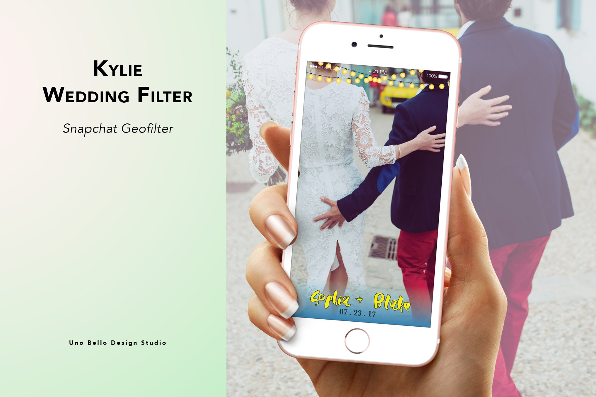 Kylie Wedding Geofilter cover image.