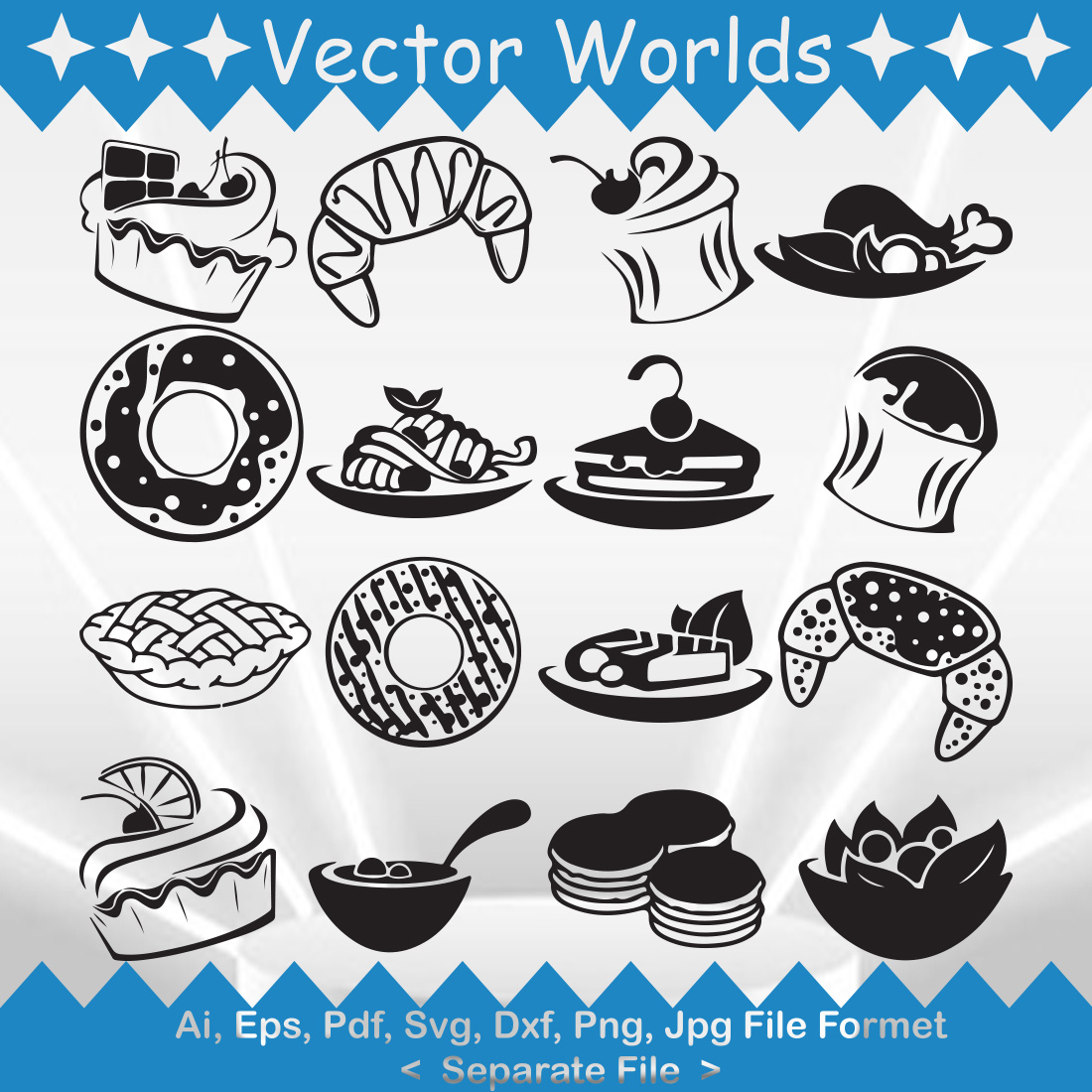 Bakery SVG Vector Design preview image.