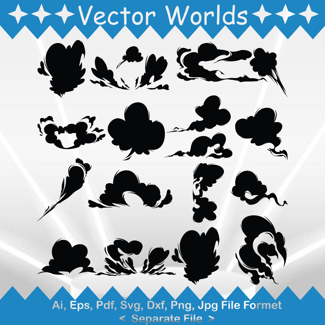 Blast SVG Vector Design preview image.