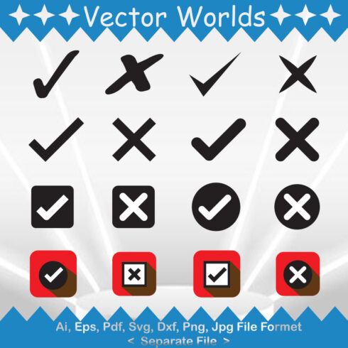Check Mark SVG Vector Design cover image.