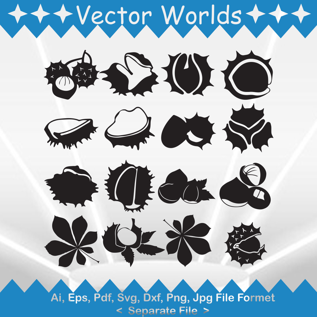 Chestnut SVG Vector Design cover image.