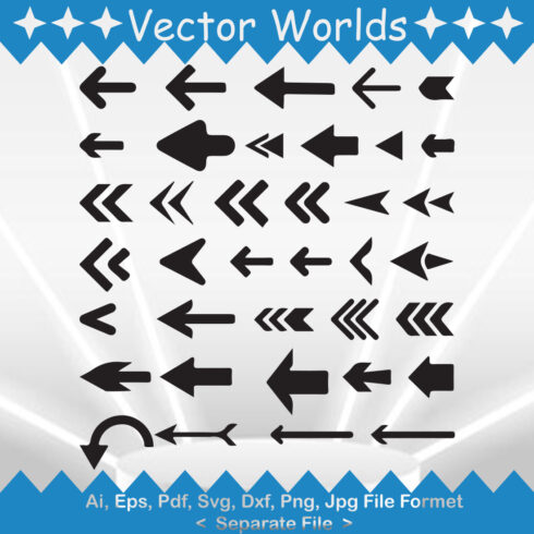 Arrow Side SVG Vector Design cover image.