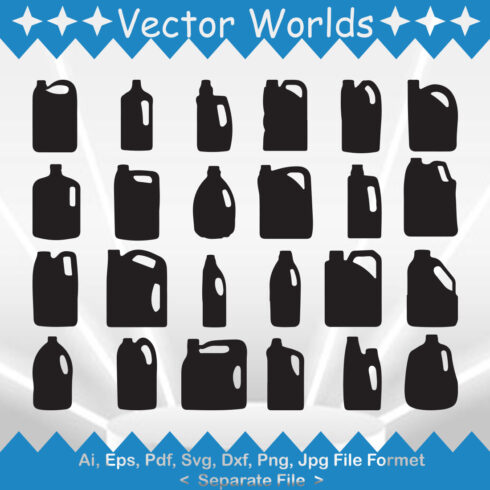 Canisters SVG Vector Design cover image.