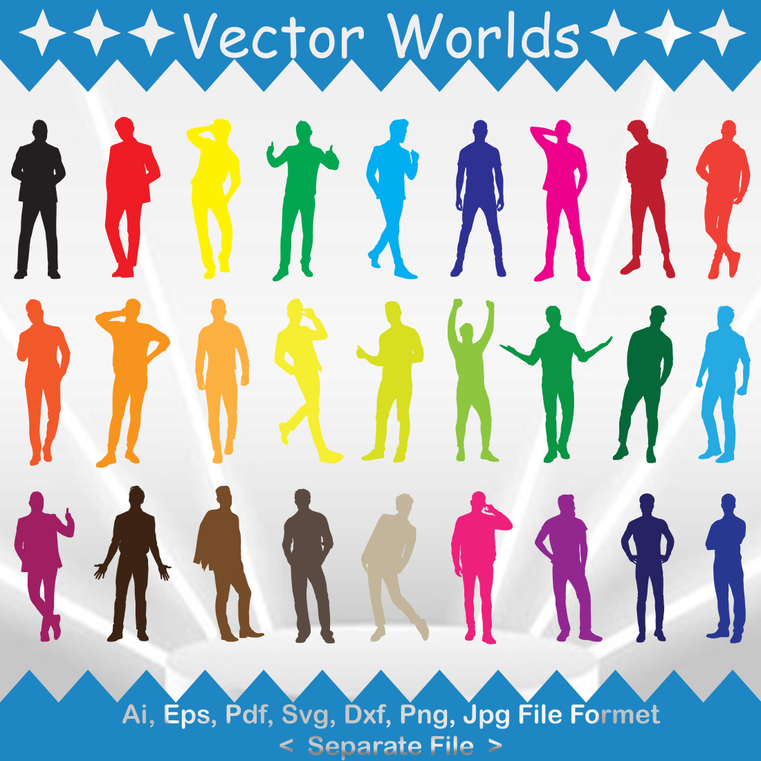 Colored SVG Vector Design preview image.