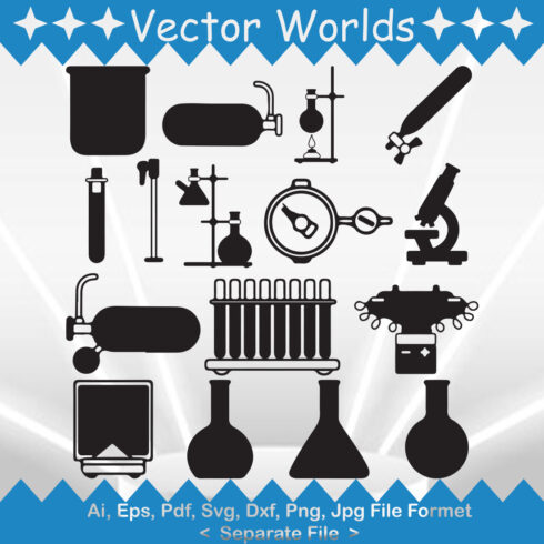 Beaker SVG Vector Design cover image.