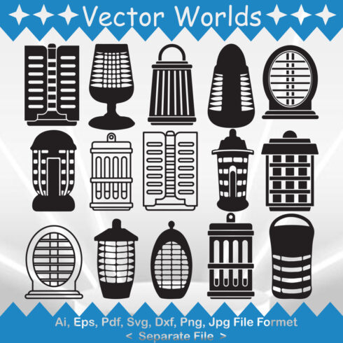 Bug Zapper SVG Vector Design cover image.