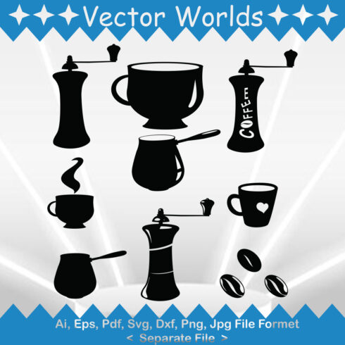 Coffee SVG Vector Design cover image.