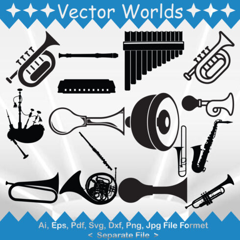 Air Horn SVG Vector Design cover image.