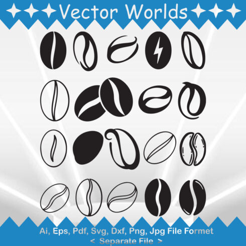 Beans SVG Vector Design cover image.
