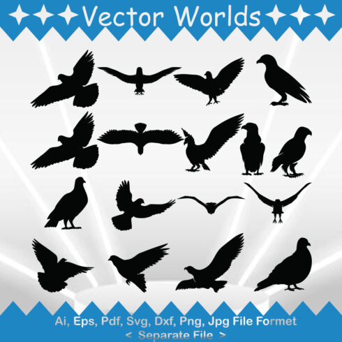 Cat Bird SVG Vector Design cover image.