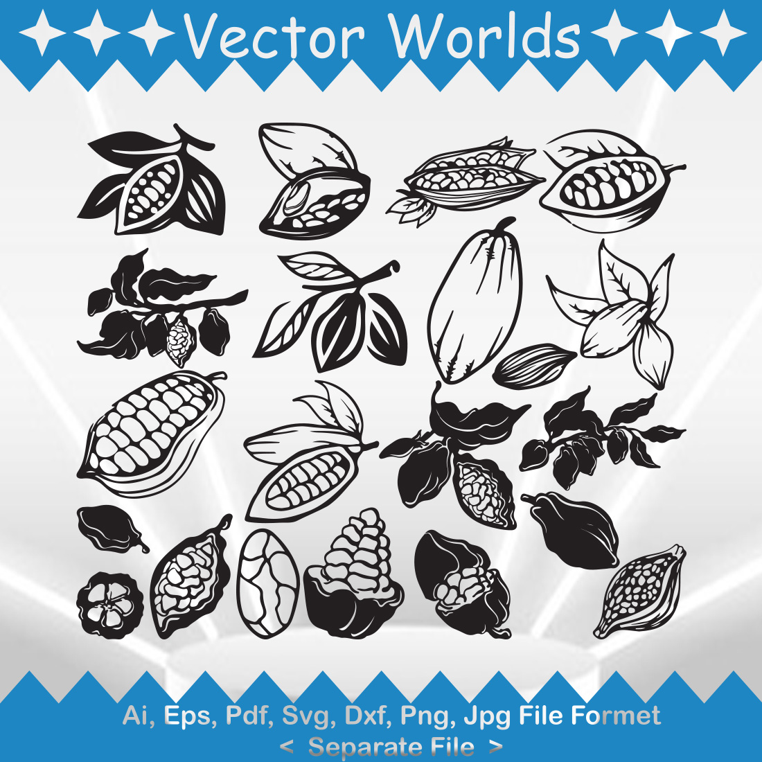 Cacao SVG Vector Design cover image.