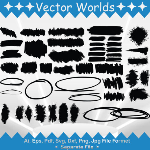 Brush Art SVG Vector Design cover image.