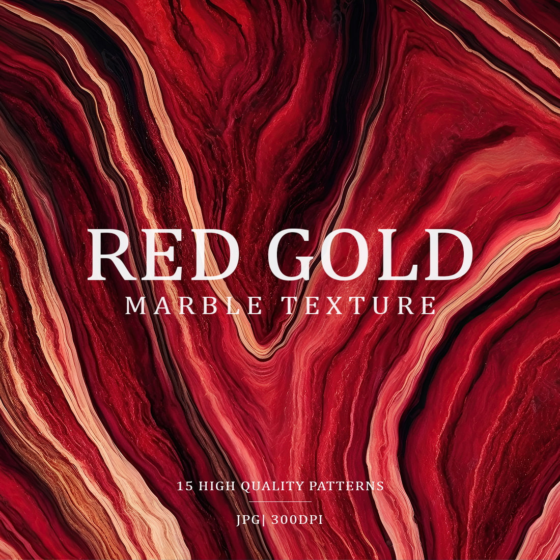 Red Gold Marble Textures cover image.