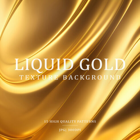 Liquid Gold Background Textures cover image.