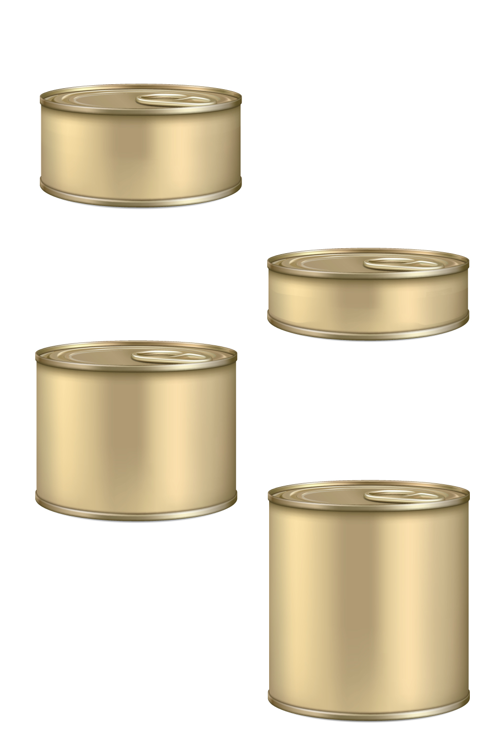 Tin pot label design mockup EPS file pinterest preview image.