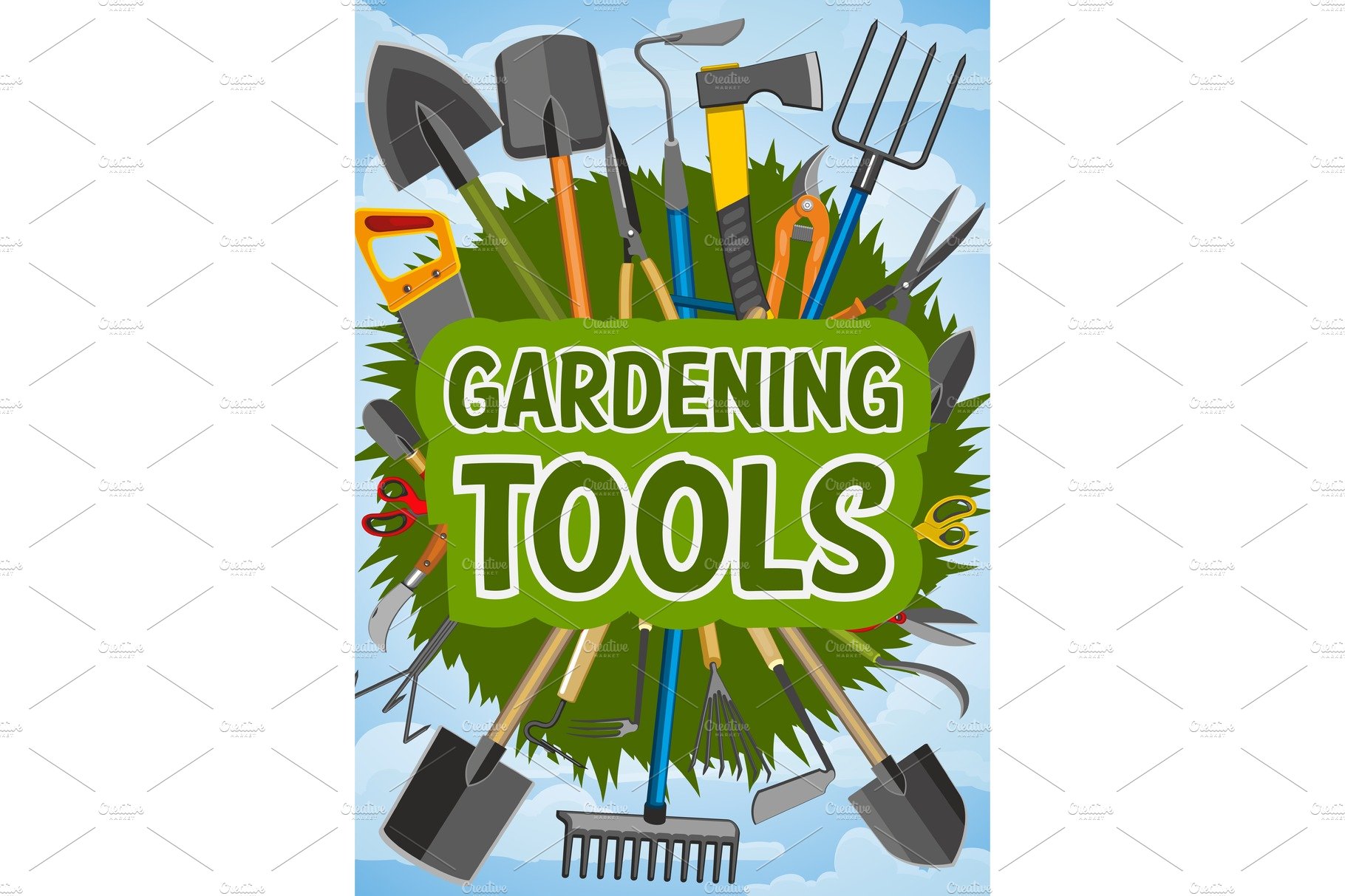 Gardening tools and farming cover image.