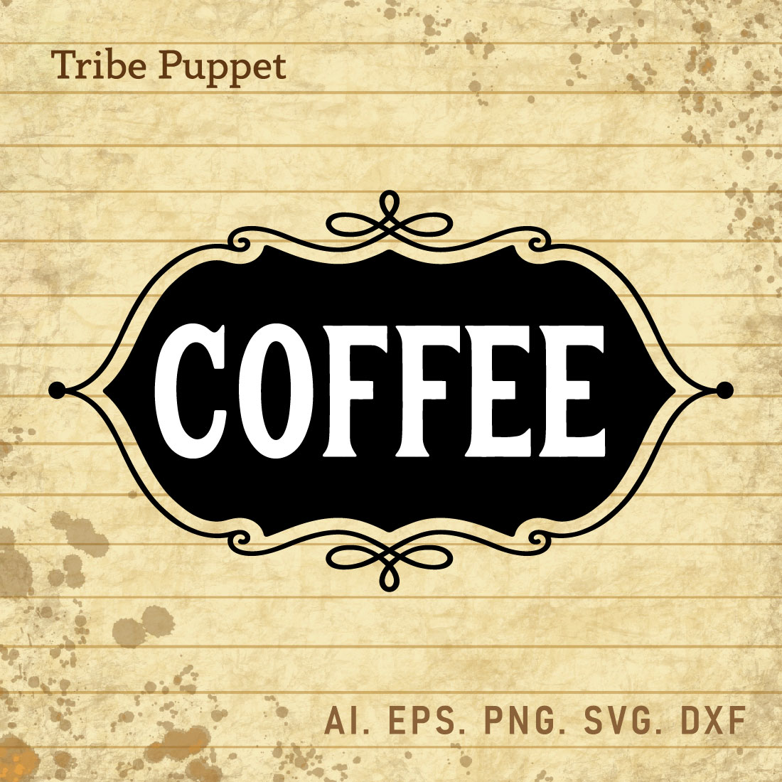 Vintage Coffee Typo 7 cover image.