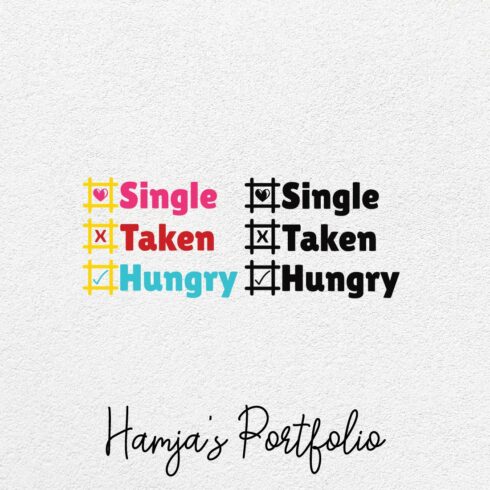 Single Taken Hungry Vector cover image.
