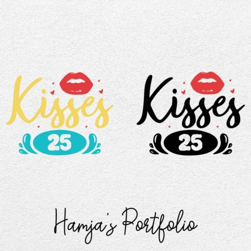 Kisses Vector Svg cover image.
