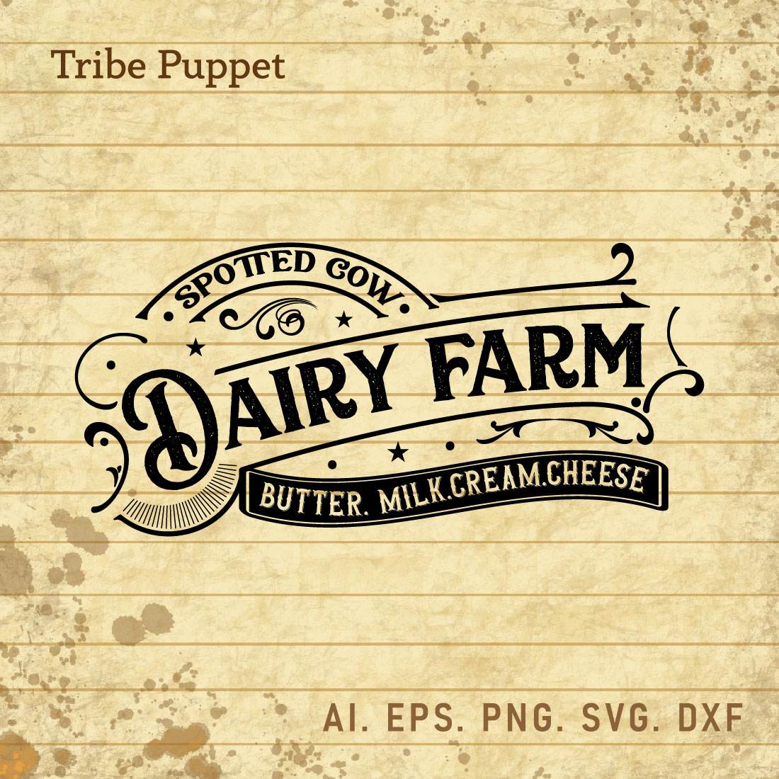 Vintage Farm House Typo cover image.