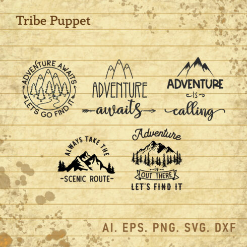 Adventure Typo cover image.