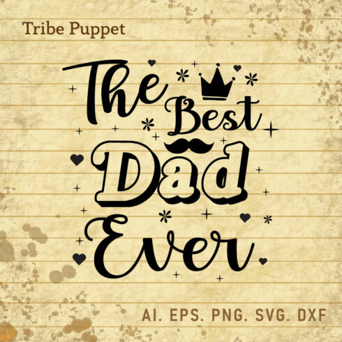 Dad Typography cover image.