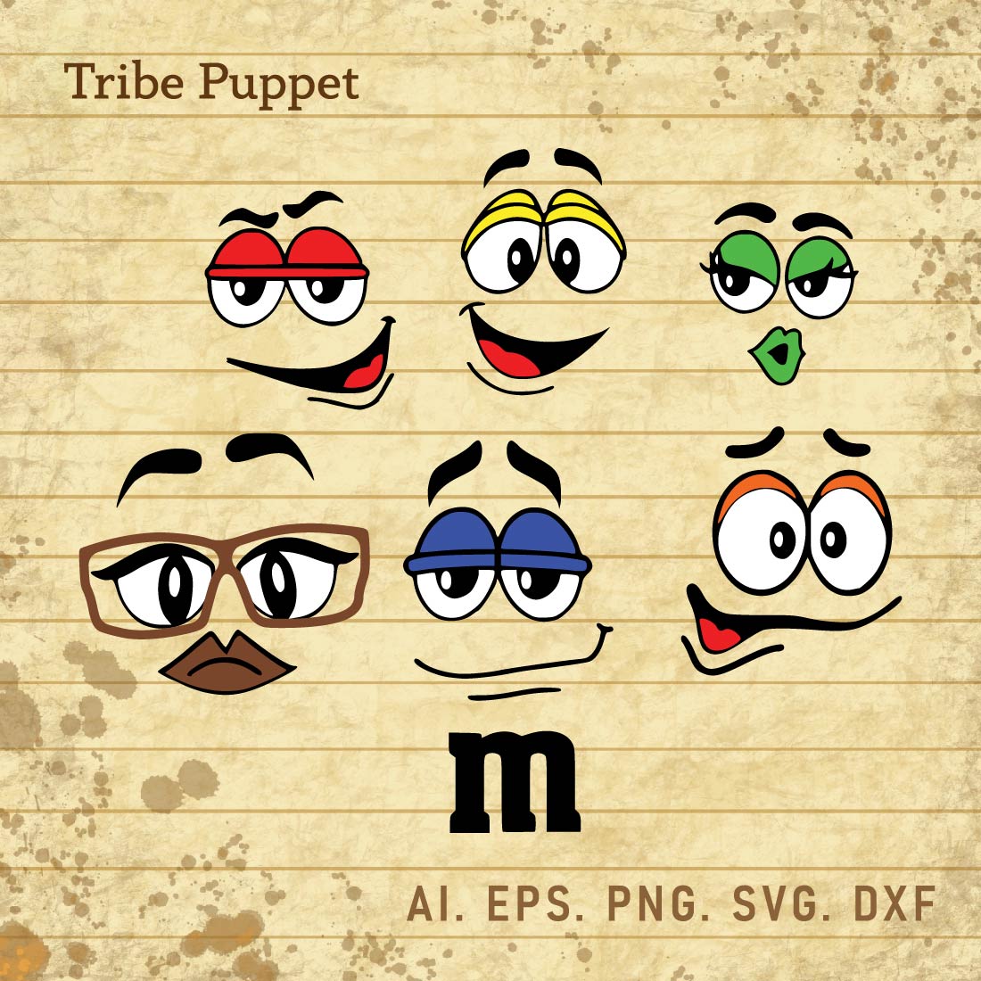 Cartoon Face Set cover image.