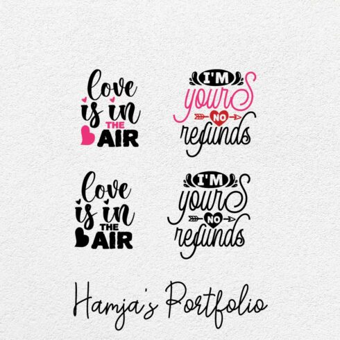 Love Typography Vector cover image.