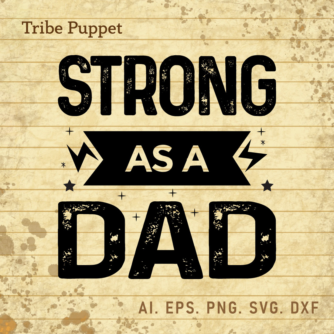 Dad Typography cover image.