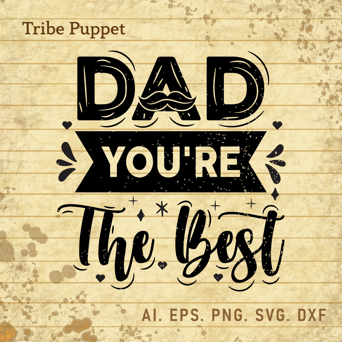 Dad Typography cover image.