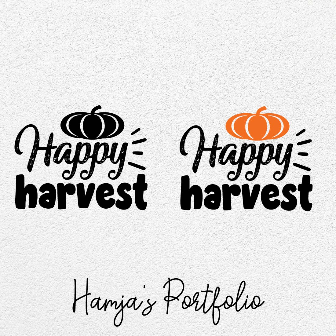 Happy Harvest vector cover image.