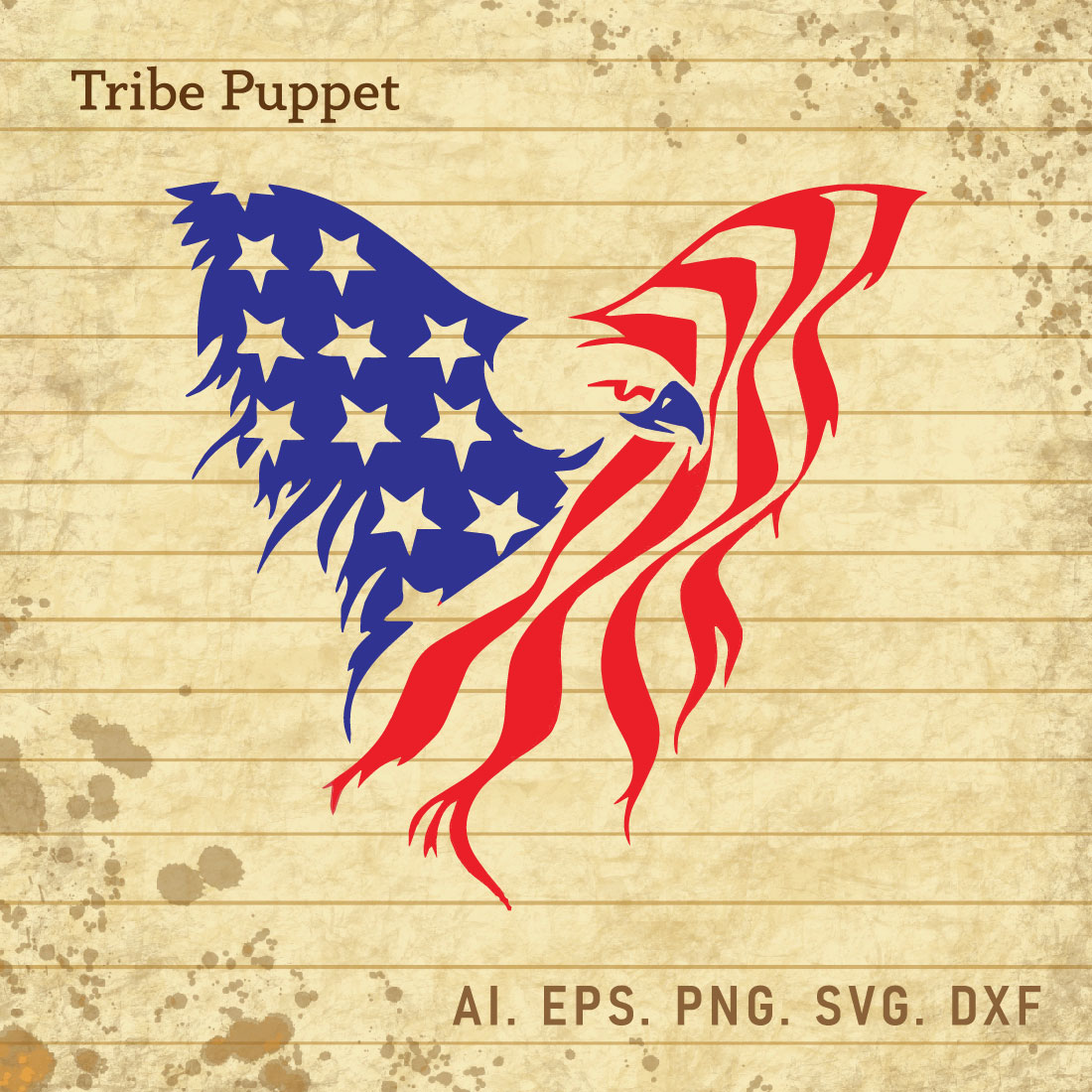 American Flag SVG cover image.