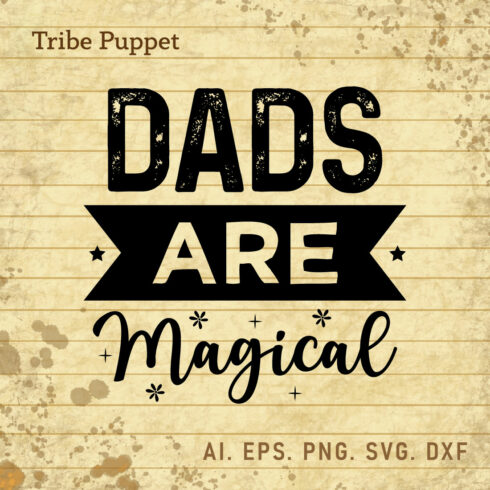Dad Typography cover image.