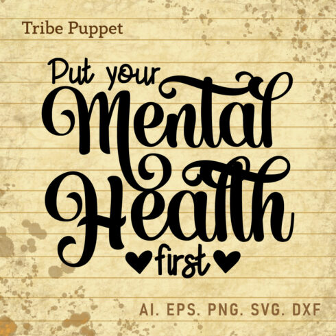 Mental Health Typography cover image.