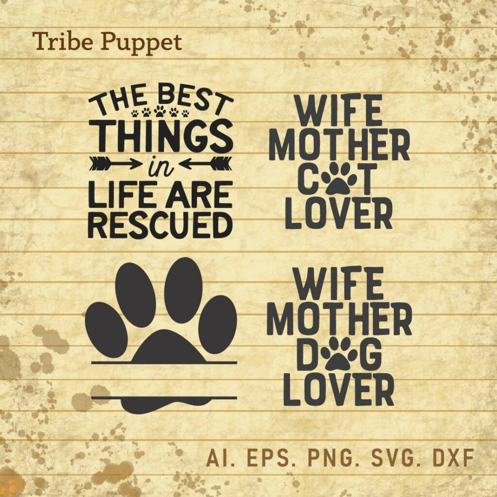 Cat Typography Vector - MasterBundles