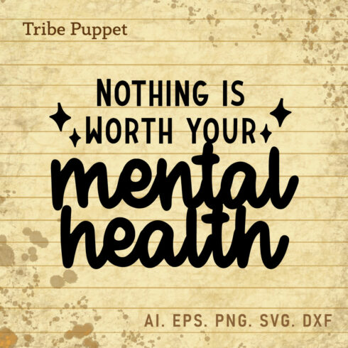 Mental Health Typography cover image.