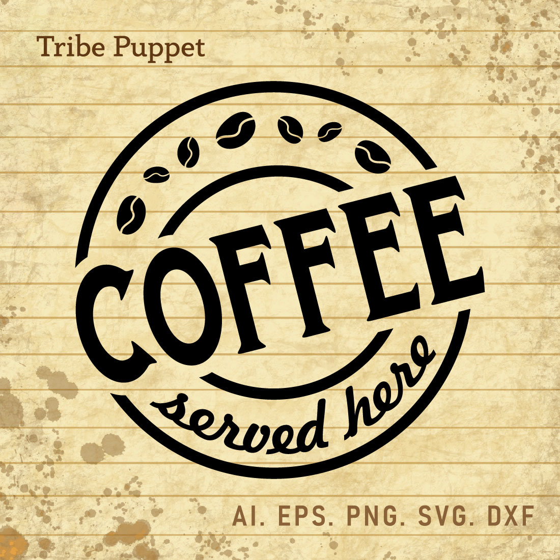 Vintage Coffee Typo 8 cover image.