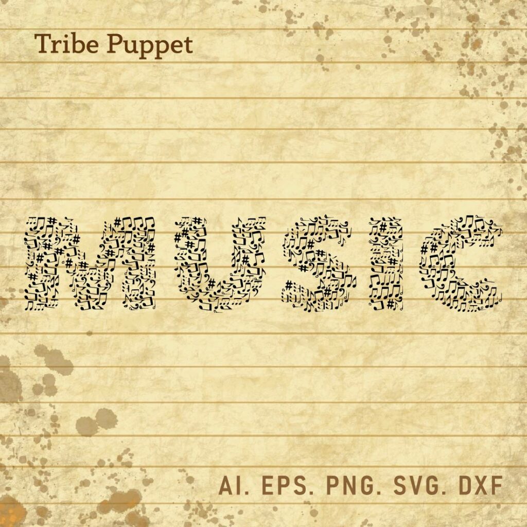 Vector Svg Music Music Vector - MasterBundles