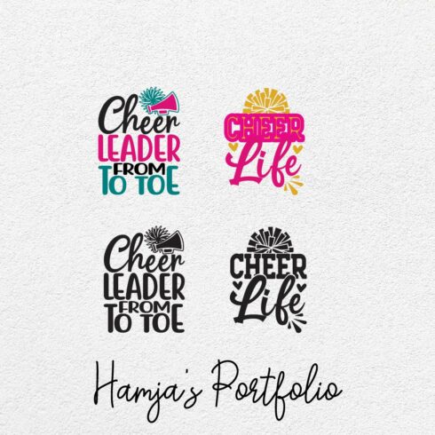 Cheer Typography Vector cover image.