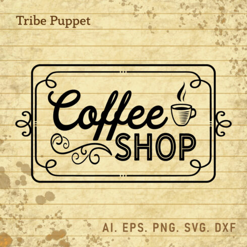 Vintage Coffee Typo 9 cover image.