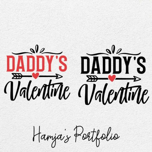 Daddy'S Valentine Vector cover image.