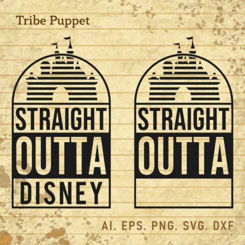 Straight outta disney cover image.