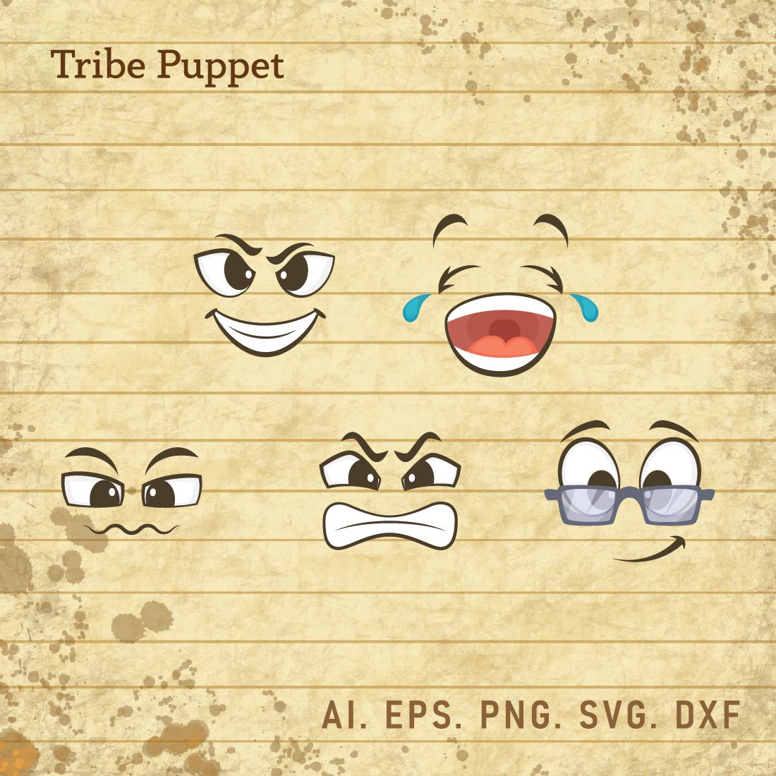 Cartoon Face Set cover image.