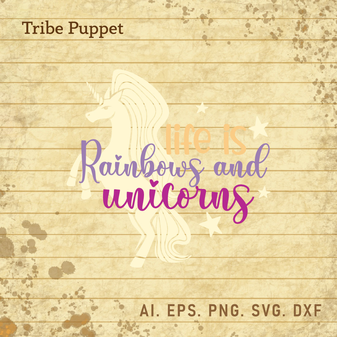 Unicorns Typography cover image.