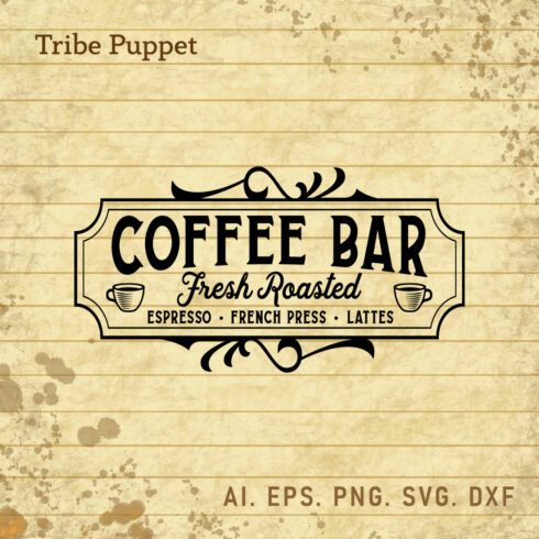 Vintage Coffee Typo 3 cover image.