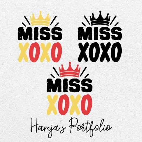 MISS xoxo Vector cover image.